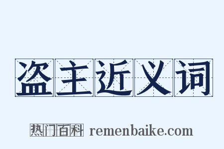盗主近义词是什么意思的图片
